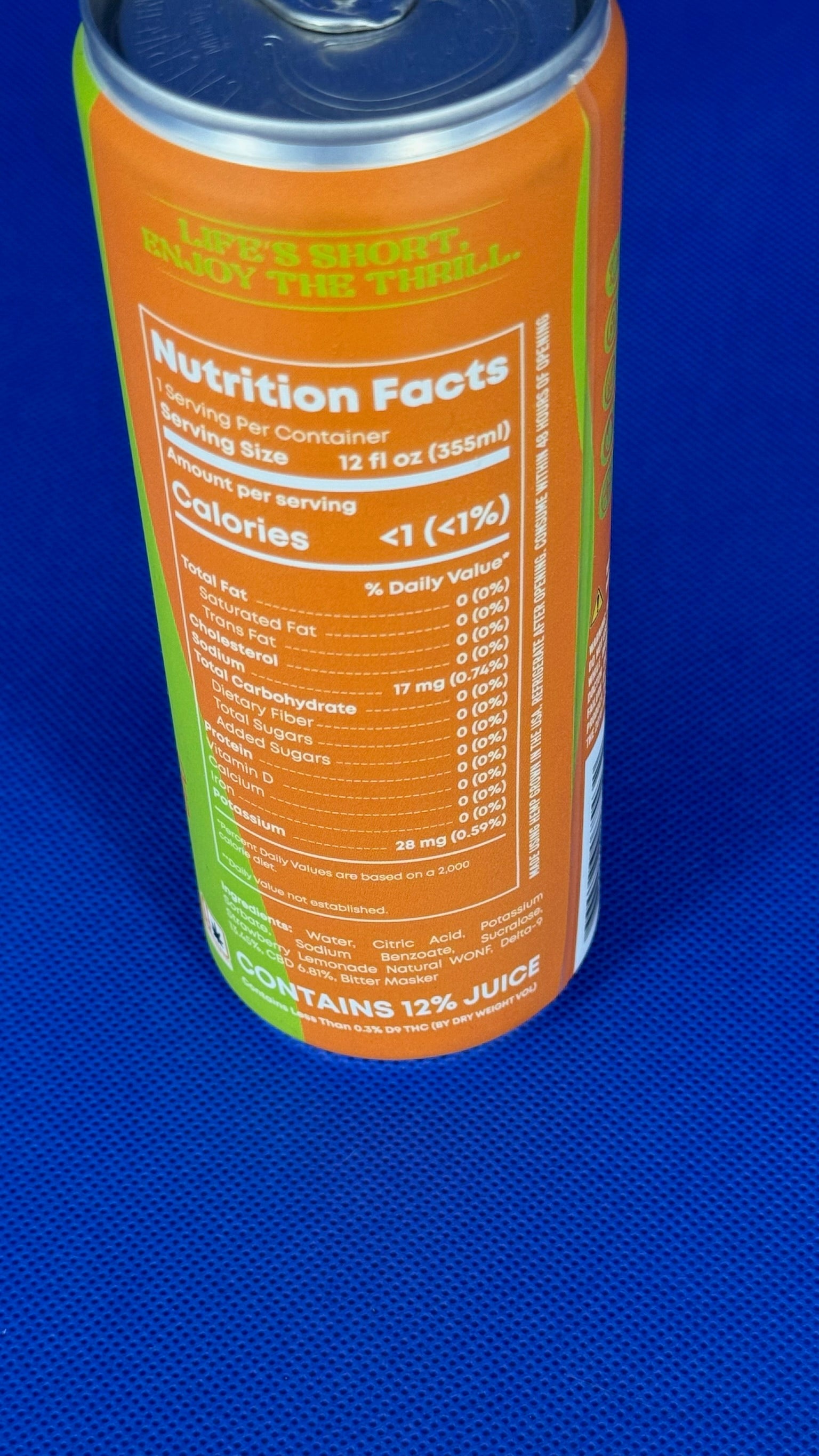 Canabzy Citrus Squeeze THC Seltzer